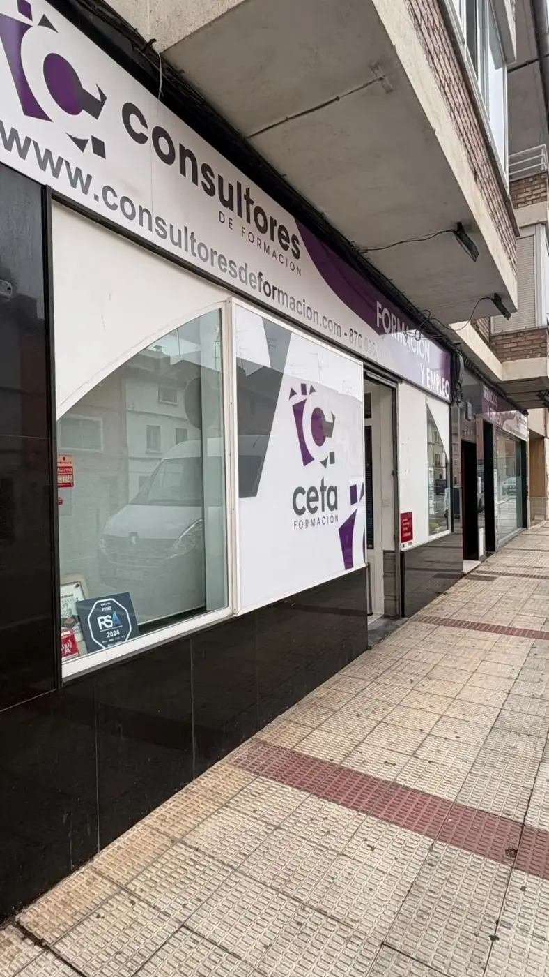 Fachada de CETA Formación, centro de formación de La Almunia